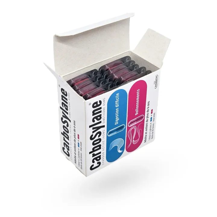Carbosylane 60 gélules (30 doses) – Ballonnements et troubles digestifs | Pharmacie en ligne