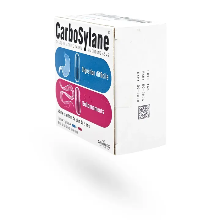Carbosylane 60 gélules (30 doses) – Ballonnements et troubles digestifs | Pharmacie en ligne