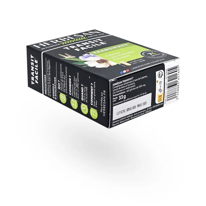 Herbesan Transiphyt transit facile nouvelle formule 60 gélules | Pharmacie en ligne