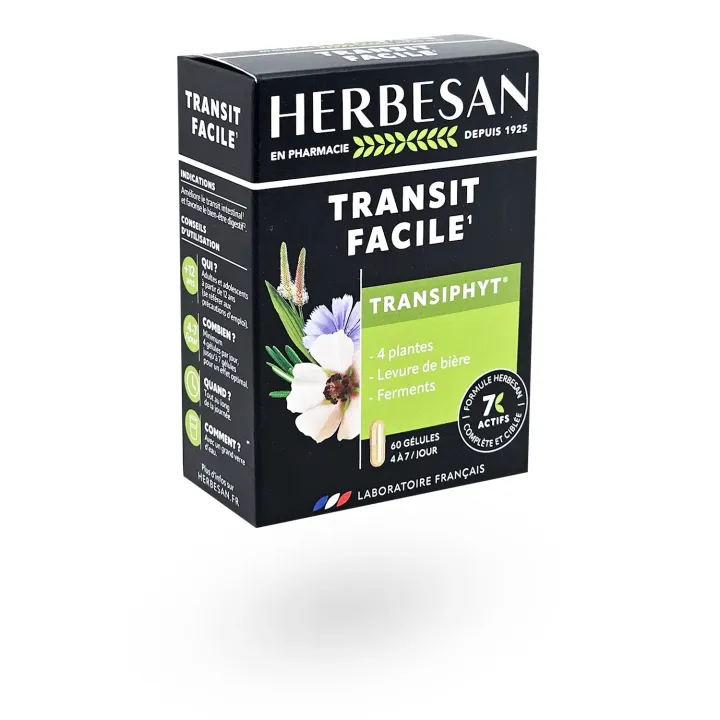 Herbesan Transiphyt transit facile nouvelle formule 60 gélules