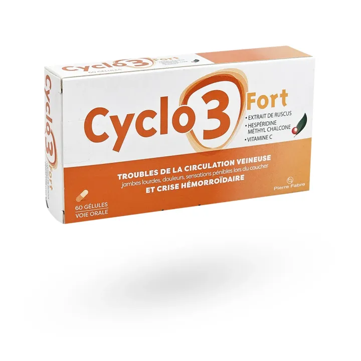 Cyclo 3 Fort jambes lourdes 60 gélules