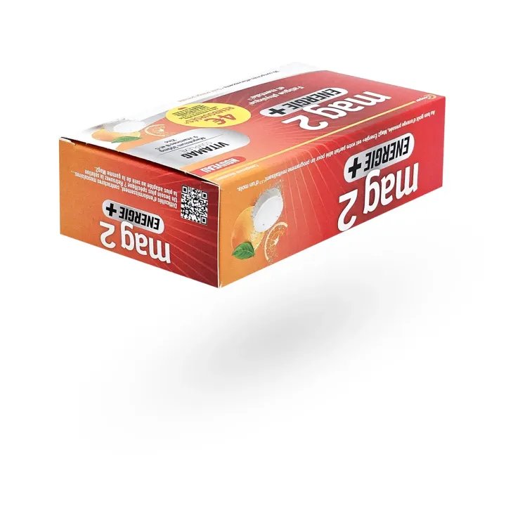 Mag2 Énergie + 30 comprimés effervescents – magnésium, vitamines B & C, zinc | Pharmacie en ligne