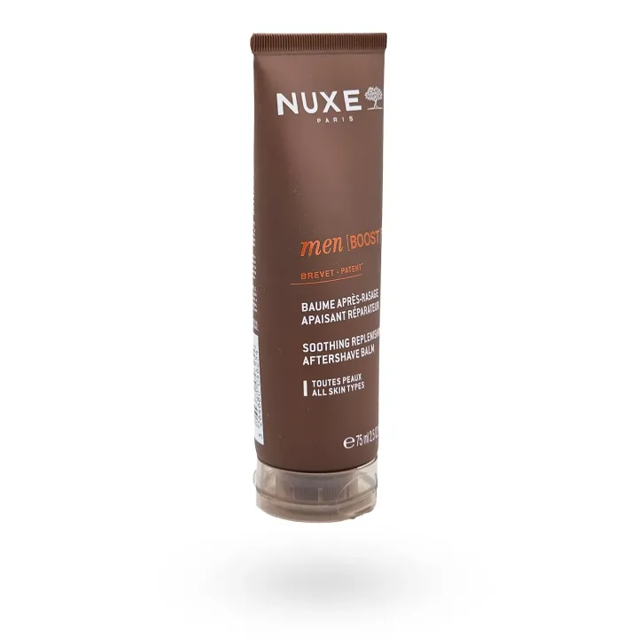 NUXE Men [BOOST]³ Baume Après-Rasage Apaisant Réparateur 75 ml | Soin Hydratant & Réparateur Homme