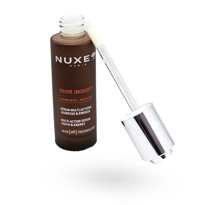 NUXE Men [BOOST]³ Sérum Jeunesse & Énergie 30 ml | Sérum Anti-Âge Homme