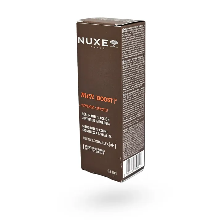 NUXE Men [BOOST]³ Sérum Jeunesse & Énergie 30 ml | Sérum Anti-Âge Homme