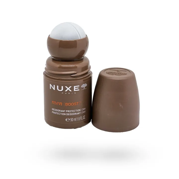NUXE Men [BOOST]³ Déodorant Protection 24H Roll-On 50 ml | Déodorant Naturel & Sans Traces