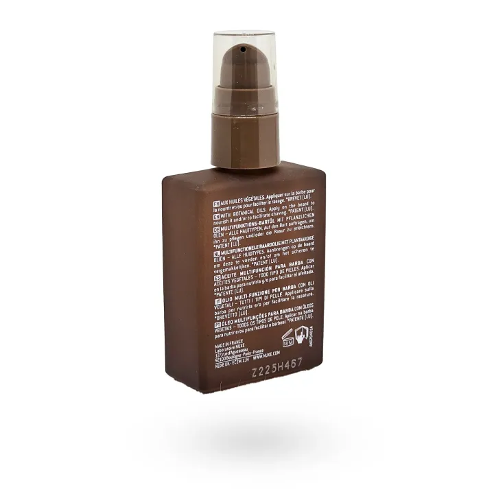 NUXE Men [BOOST]³ Huile Barbe Multi-Fonctions 30 ml | Nourrit, Discipline & Adoucit