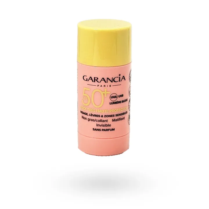Garancia stick très haute protection SPF 50+ visage lèvres zones sensibles 15 g