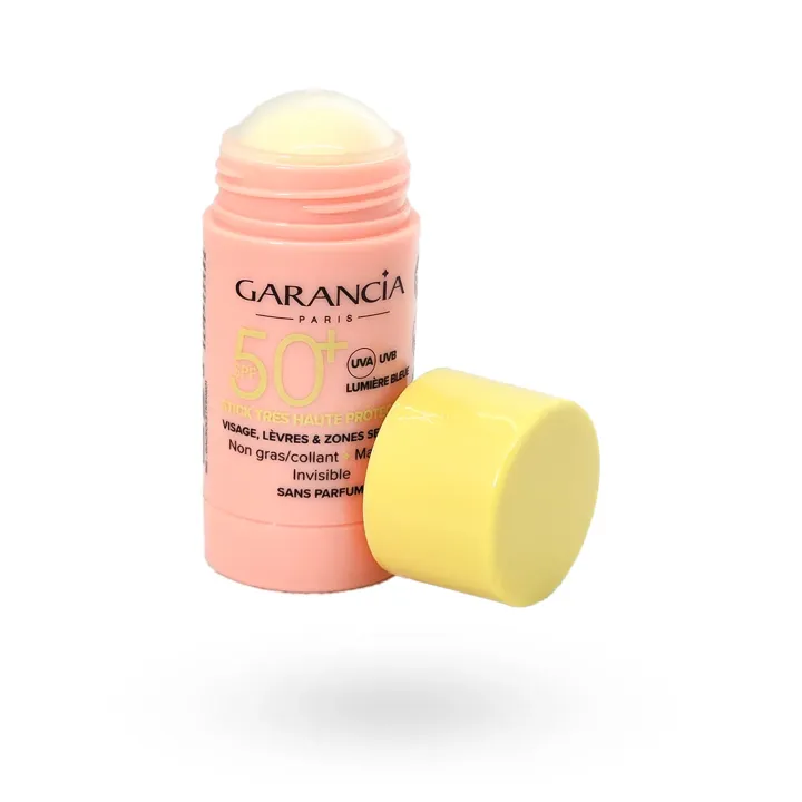 Garancia Stick Très Haute Protection SPF50+ – Visage & Zones Sensibles 15 g | Pharmacie en Ligne