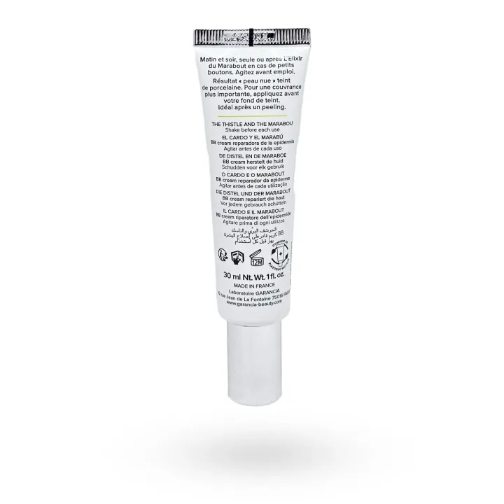 Garancia Le Chardon et le Marabout BB Cream Cicatrisone Nude 30 ml – Soin réparateur & teint parfait