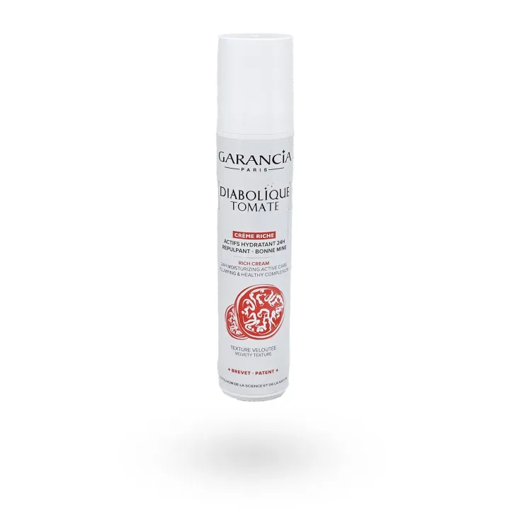 Garancia Diabolique Tomate Crème Riche 24 h – Crème hydratante peaux sèches 30 ml | Pharmacie en ligne