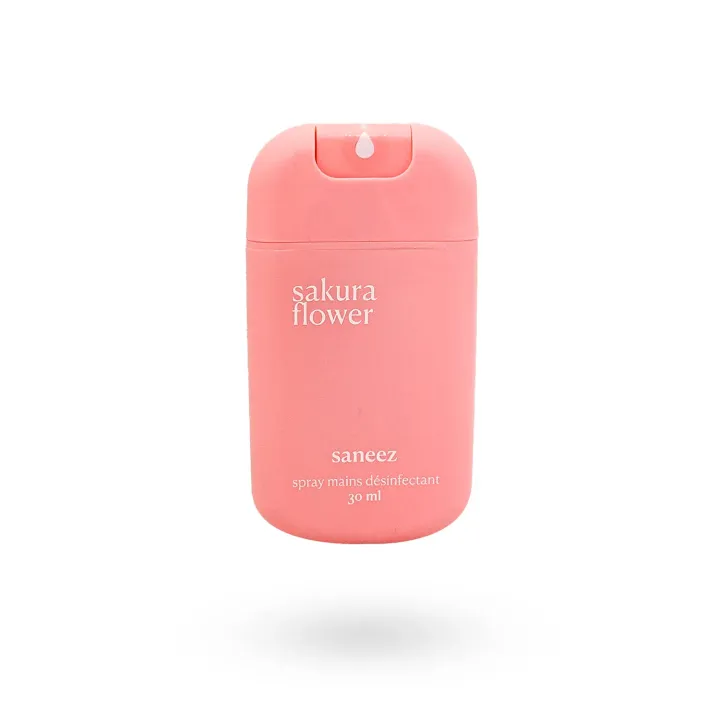 Saneez Sakura flower spray mains désinfectant 30 ml