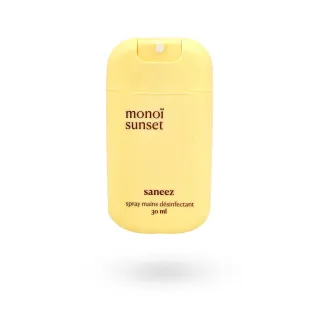 Saneez Monoï sunset spray mains désinfectant 30 ml
