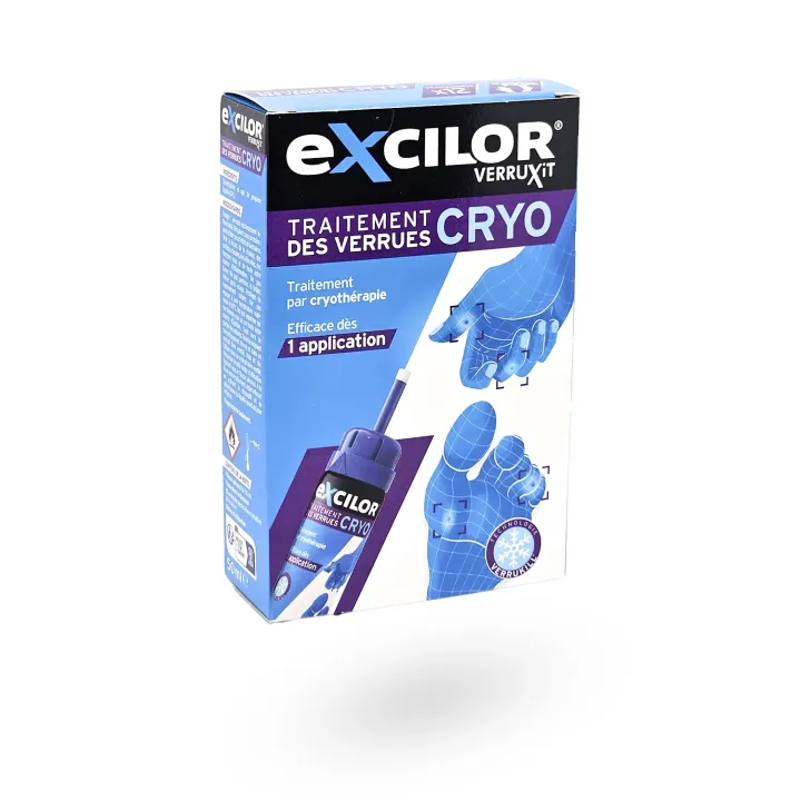 Excilor Verruxit CRYO traitement des verrues par cryothérapie 50 ml