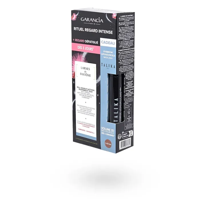Garancia Rituel Regard Intense Larmes de Fantôme + Mascara – Coffret Regard Anti-Cernes & Sourcils