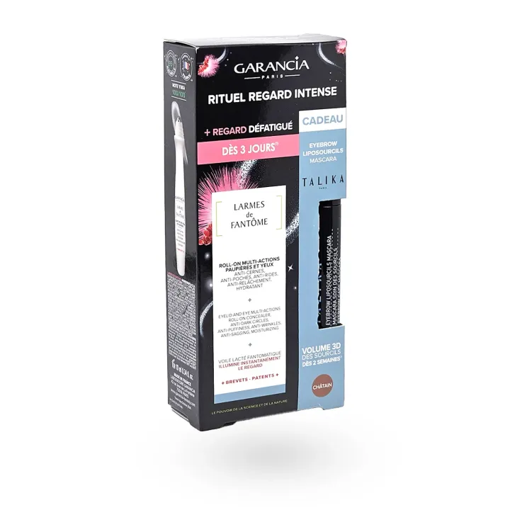 Garancia Rituel Regard Intense Larmes de Fantôme + Mascara – Coffret Regard Anti-Cernes & Sourcils