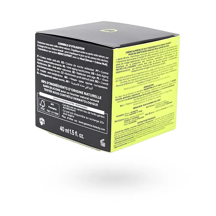 Garancia À la Belle Étoile – Crème Suprême de Nuit Régénératrice Ménopause 40 ml | Pharmacie en Ligne