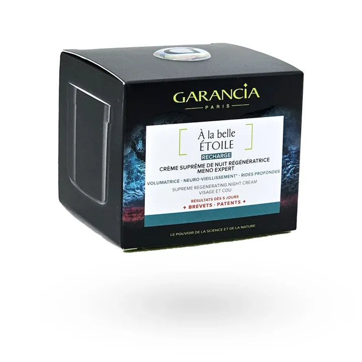 Garancia À la Belle Étoile – Recharge crème Suprême de Nuit Régénératrice Ménopause 40 ml