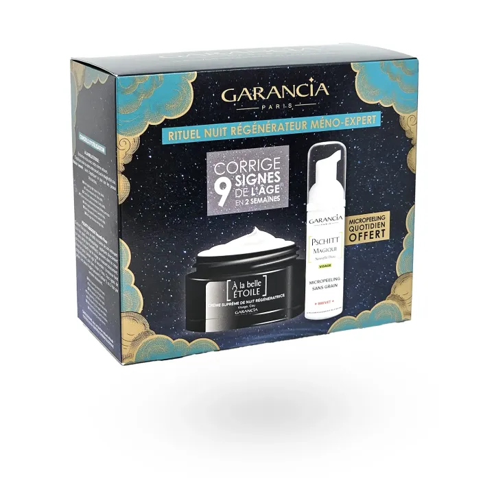Coffret Garancia Noël Rituel nuit régénérateur méno-expert