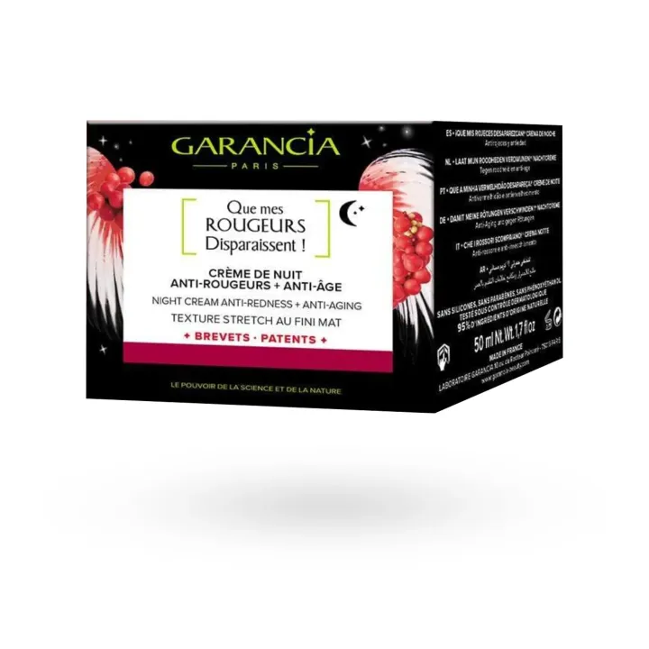 Garancia Crème de Nuit Anti-Rougeurs & Anti-Âge | Que Mes Rougeurs Disparaissent 50 ml