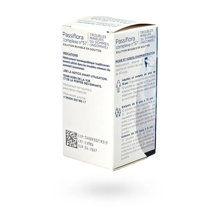 Passiflora Complexe N°57 Lehning - Troubles du sommeil & insomnie 30 ml | Pharmacie en ligne