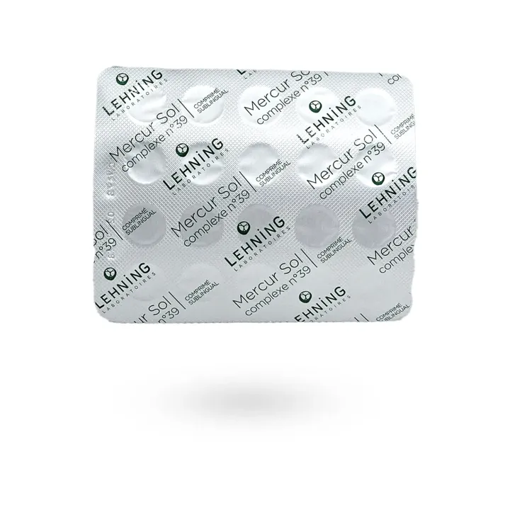 Mercur Sol complexe N°39 Lehning 60 comprimés sublinguaux - Affections ORL | Pharmacie en ligne