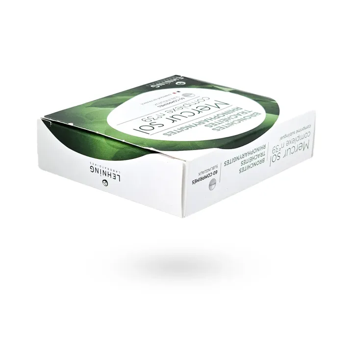 Mercur Sol complexe N°39 Lehning 60 comprimés sublinguaux - Affections ORL | Pharmacie en ligne