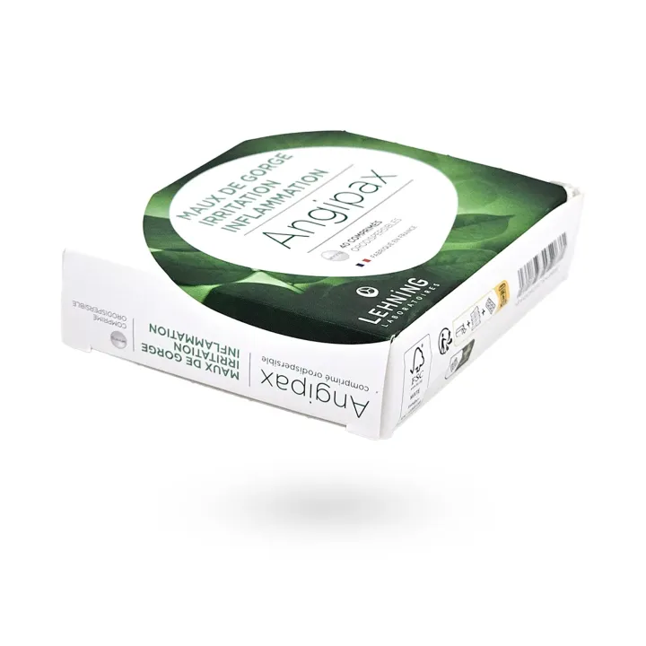 Angipax Lehning maux de gorge irritation inflammation 40 comprimés orodispersibles | Pharmacie en ligne