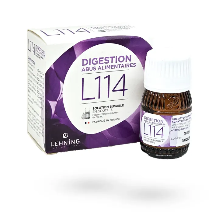 L114 Lehning digestion abus alimentaires 30 ml | Pharmacie en ligne