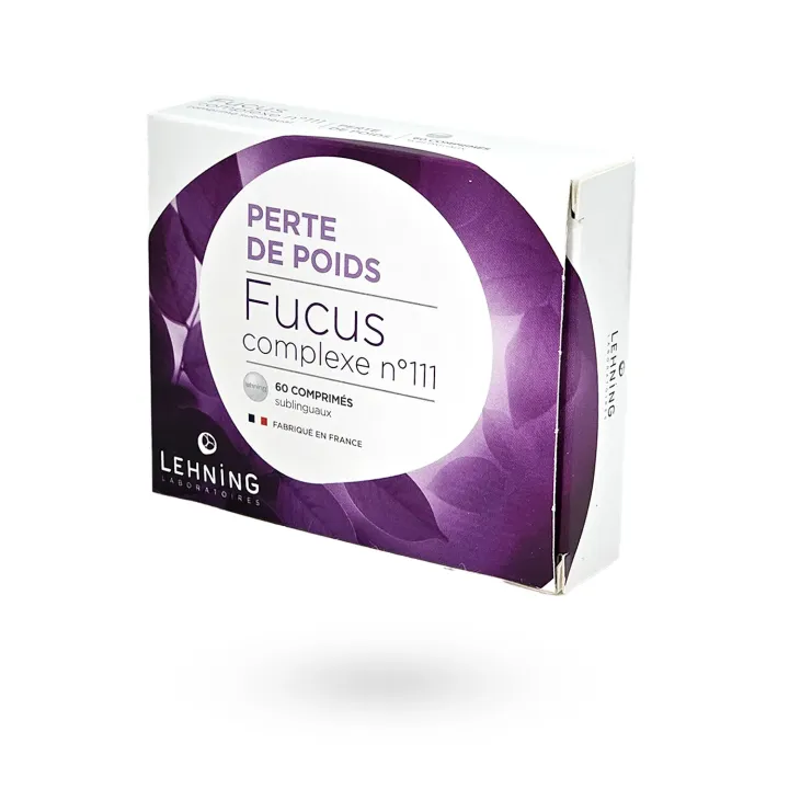 Fucus complexe N°111 Lehning perte de poids 60 comprimés sublinguaux | Pharmacie en ligne
