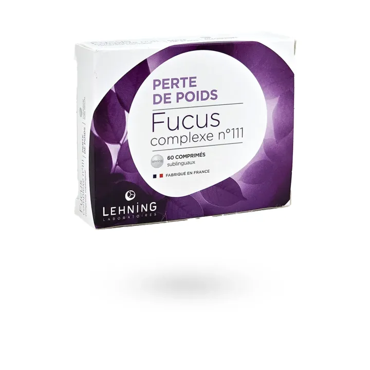 Fucus Complexe N°111 Lehning perte de poids 60 comprimés sublinguaux
