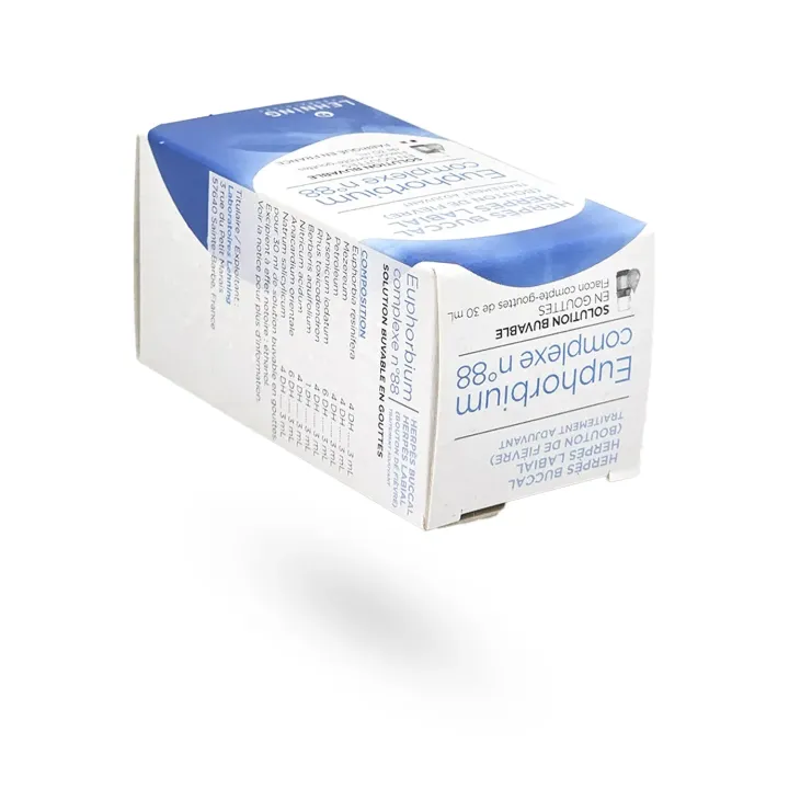 Lehning complexe n°88 Euphorbium herpès labial et buccal - Boutons de fièvre | Pharmacie en ligne