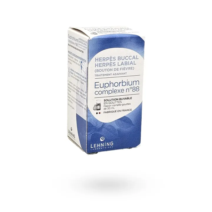 Lehning complexe n°88 Euphorbium Herpès labial et buccal 30 ml