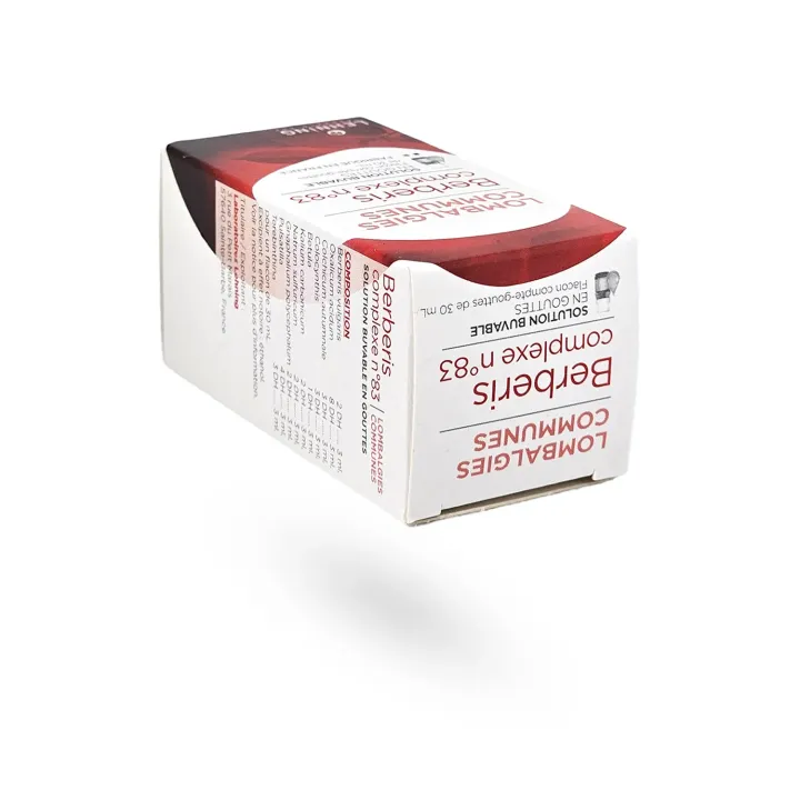 Lehning Complexe n°83 - Lombalgies communes | Soulagement homéopathique