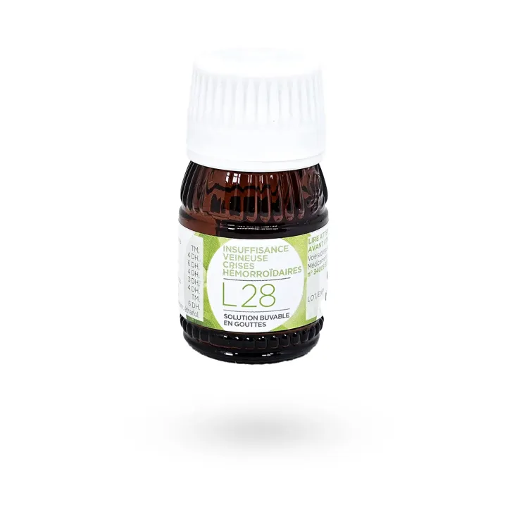 Lehning L28 troubles veineux homéopathie flacon de 30 ml