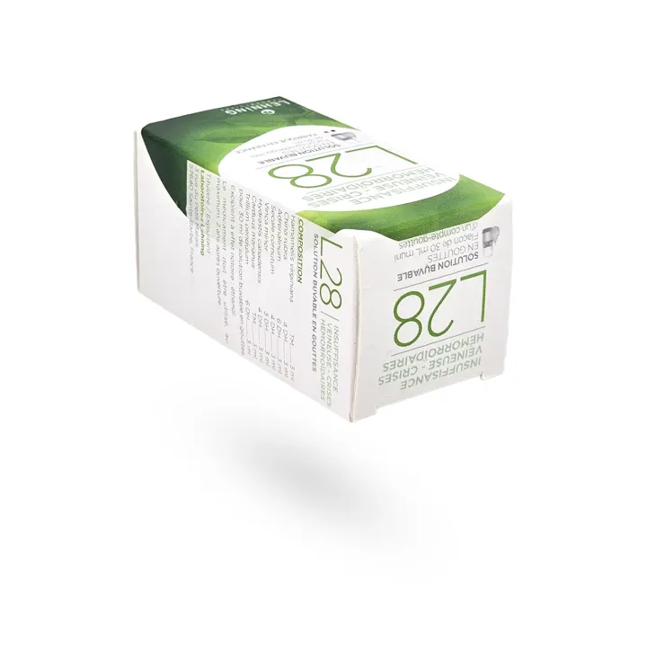 Lehning L28 troubles veineux homéopathie flacon de 30 ml