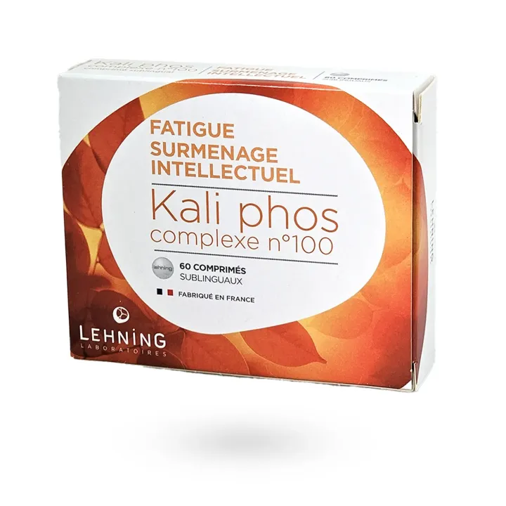 Lehning kali phos complexe n°100 surmenage intellectuel 60 comprimés sublinguaux | Pharmacie en ligne