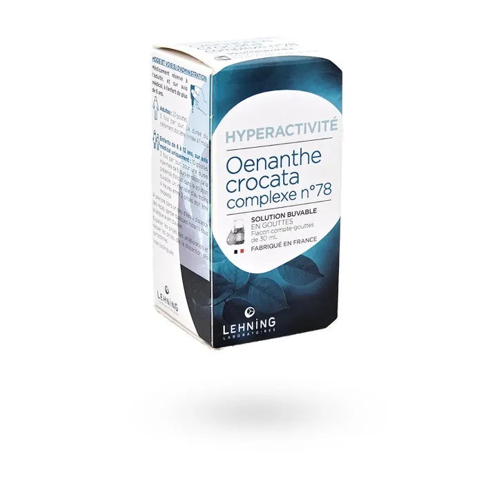 Oenanthe crocata complexe N°78 Lehning Hyperactivité 30 ml
