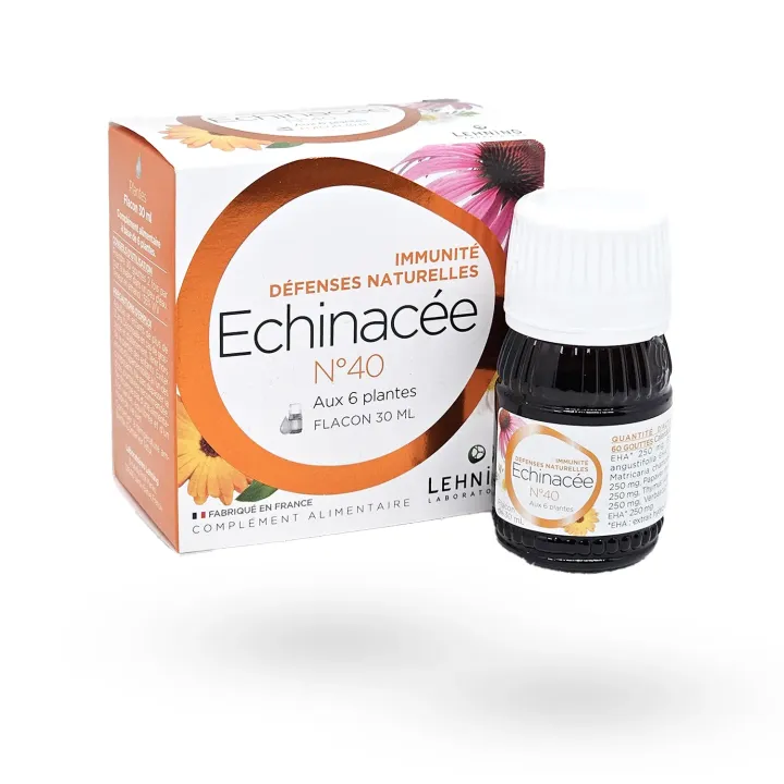 Echinacée N°40 Lehning – Immunité & Défenses naturelles – Gouttes 30 ml | Pharmacie en ligne