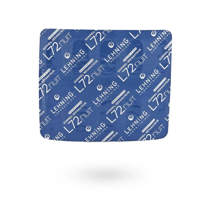 L72 Nuit Lehning – Sommeil Réparateur & Mélatonine – 30 gélules | Pharmacie en ligne