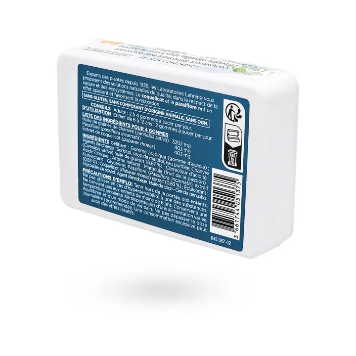 Pâte Suisse Détente Lehning – Gommes anti-stress sans sucre – 40 gummies | Pharmacie en ligne