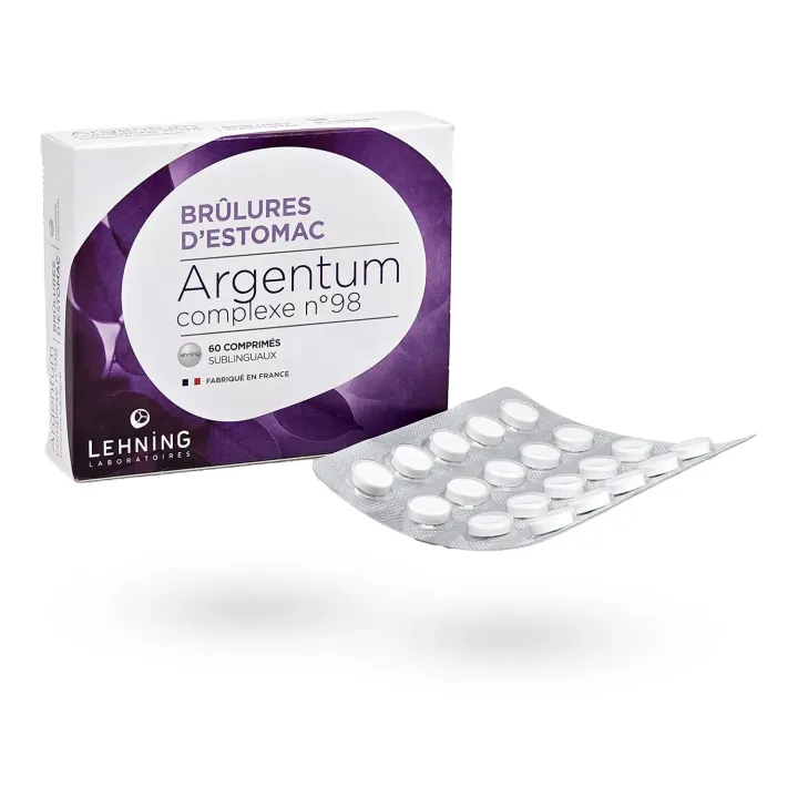 Lehning N°98 – Brûlures d’estomac & remontées acides | Comprimés sublinguaux