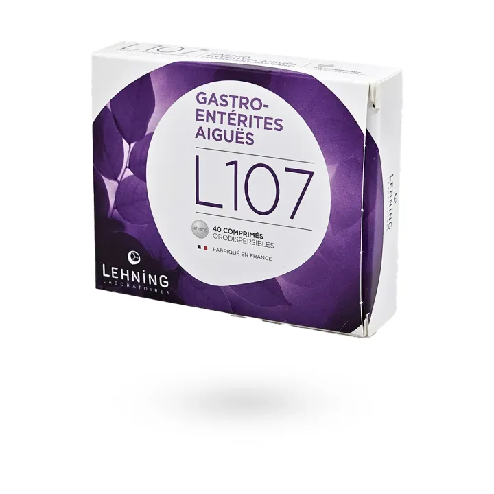 L107 Gastro-entérites aiguës Lehning 40 comprimés orodispersibles | Pharmacie en ligne