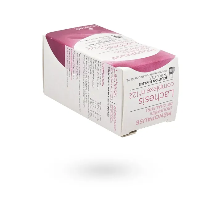 Lachesis Complexe n°122 Lehning – Ménopause & bouffées de chaleur | Solution buvable 30 ml