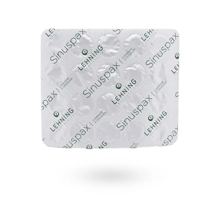 Sinuspax Lehning sinusite, rhinite 60 comprimés à croquer | Pharmacie en ligne