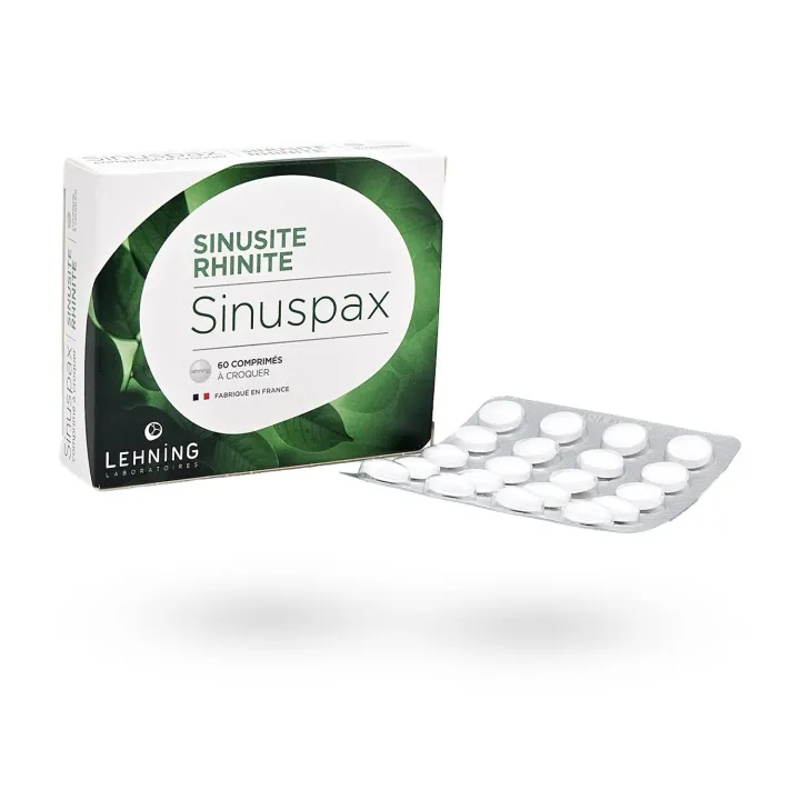 Sinuspax Lehning sinusite, rhinite 60 comprimés à croquer | Pharmacie en ligne