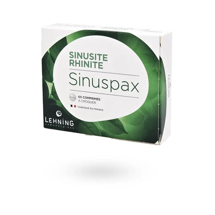 Sinuspax Lehning sinusite, rhinite 60 comprimés à croquer | Pharmacie en ligne