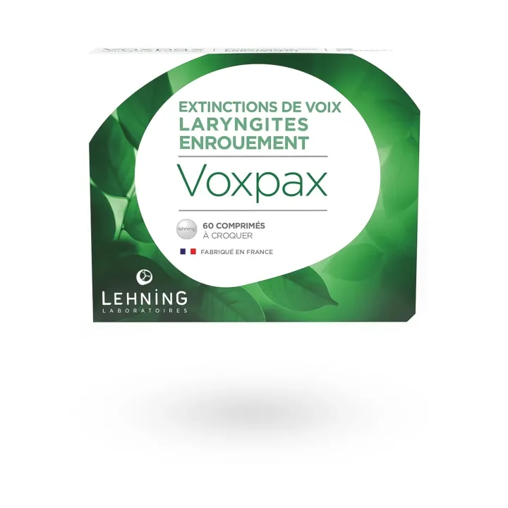 Voxpax Lehning enrouement 60 comprimés à croquer | Pharmacie en ligne