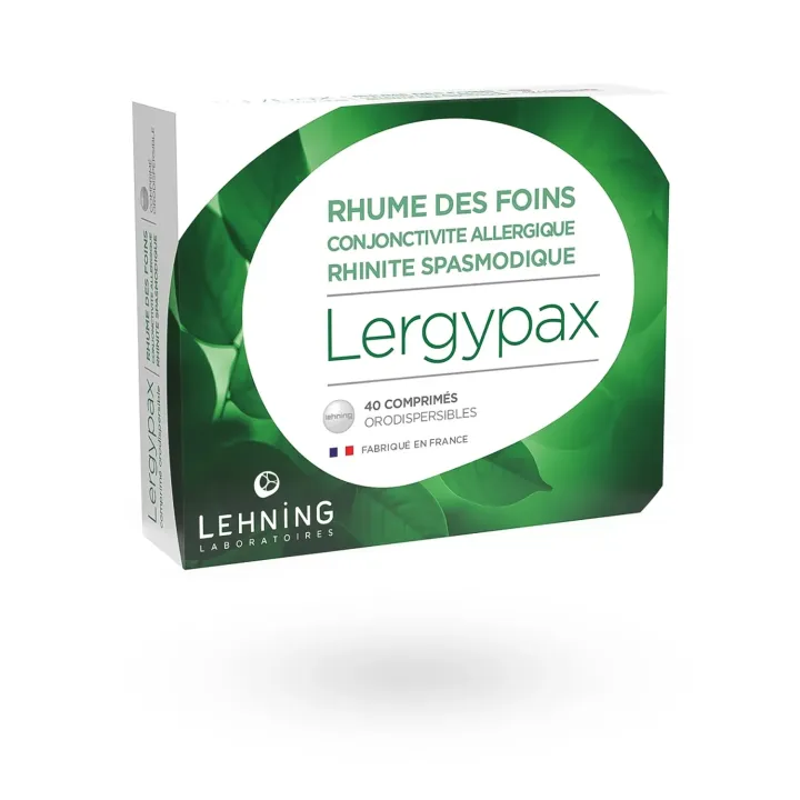 Lergypax Lehning rhume des foins 40 comprimés orodispersibles