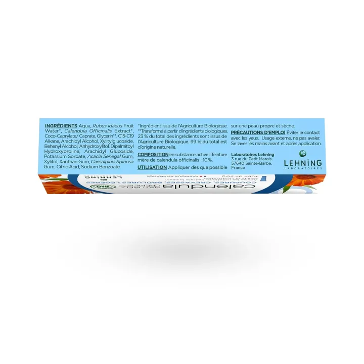 Crème au Calendula naturel BIO Lehning 50 g | Coupures, crevasses & brûlures